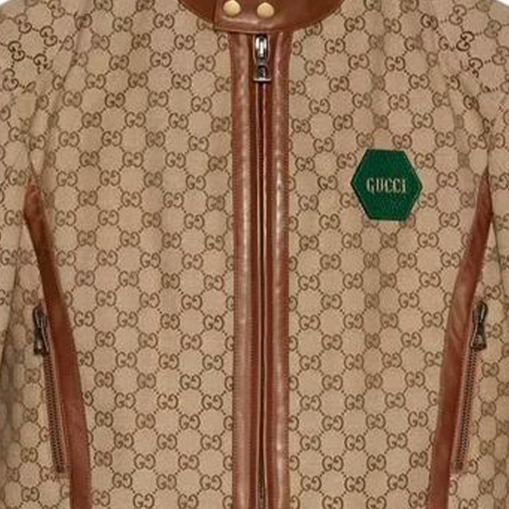 Мужская куртка Gucci (коричневая) — фото 6