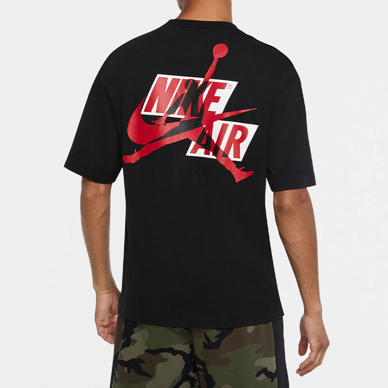 Мужская футболка Jordan Camo Mashup (черная) — фото 4