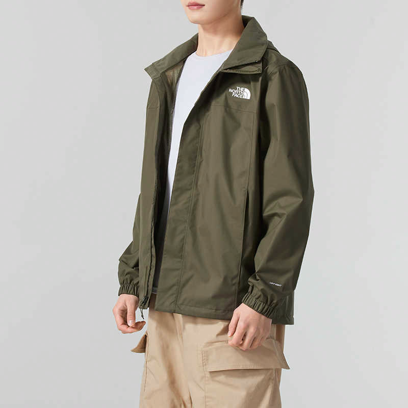 Мужская куртка The North Face (оливковая) — фото 4