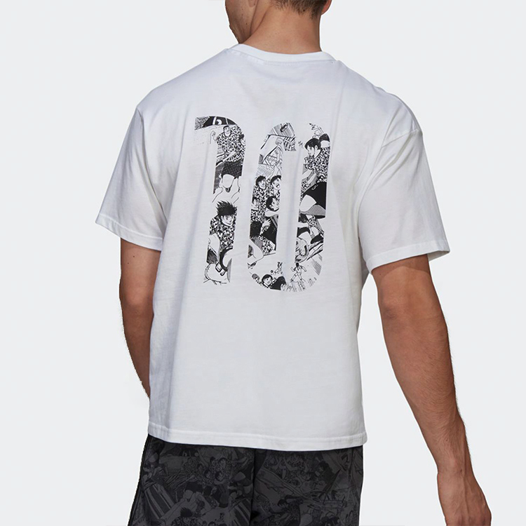 Мужская футболка adidas Captsuba Tee (белая) — фото 4