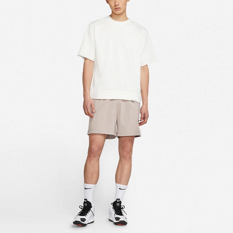 Мужская футболка Nike Dri-fit Standard Issue T (белый) — фото 5