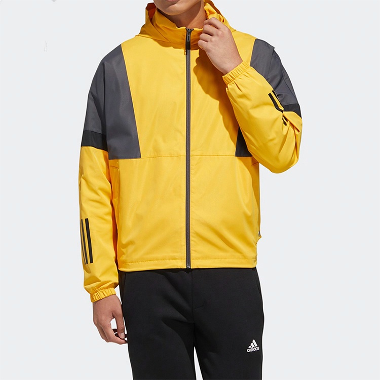 Мужская куртка adidas (золотая) — фото 3