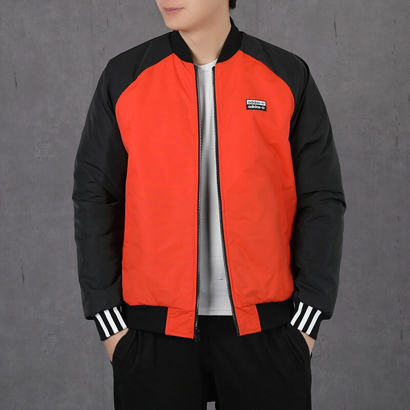 Мужская куртка adidas originals Revsbl Bomber (черно-зеленая) — фото 3