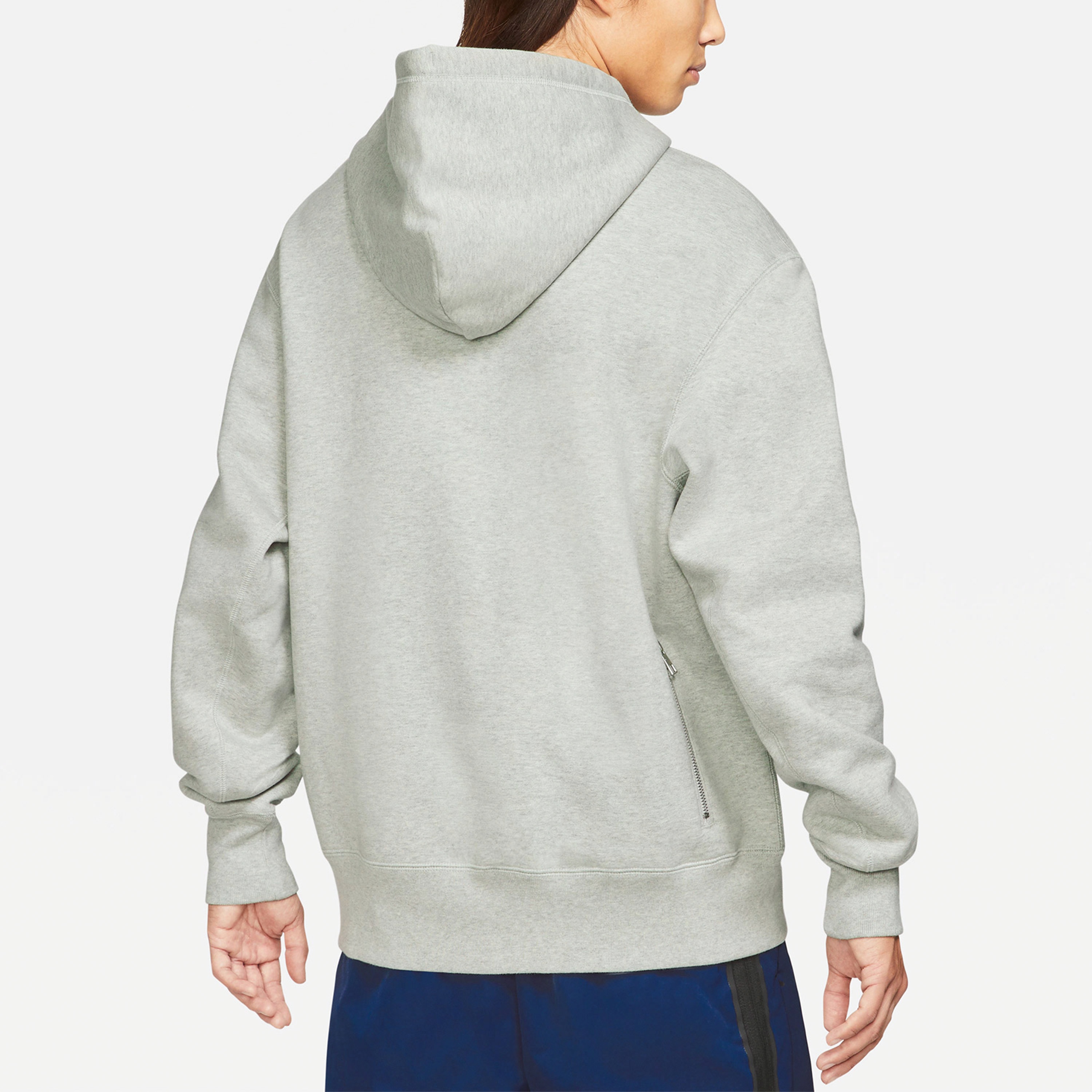 Мужские худи Nike Sportswear Logo Crew (серые) — фото 4