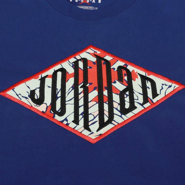 Мужская футболка Jordan Sport DNA (синяя) — фото 3