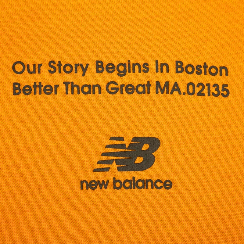 Мужское худи New Balance Sport Style (оранжевое) — фото 5