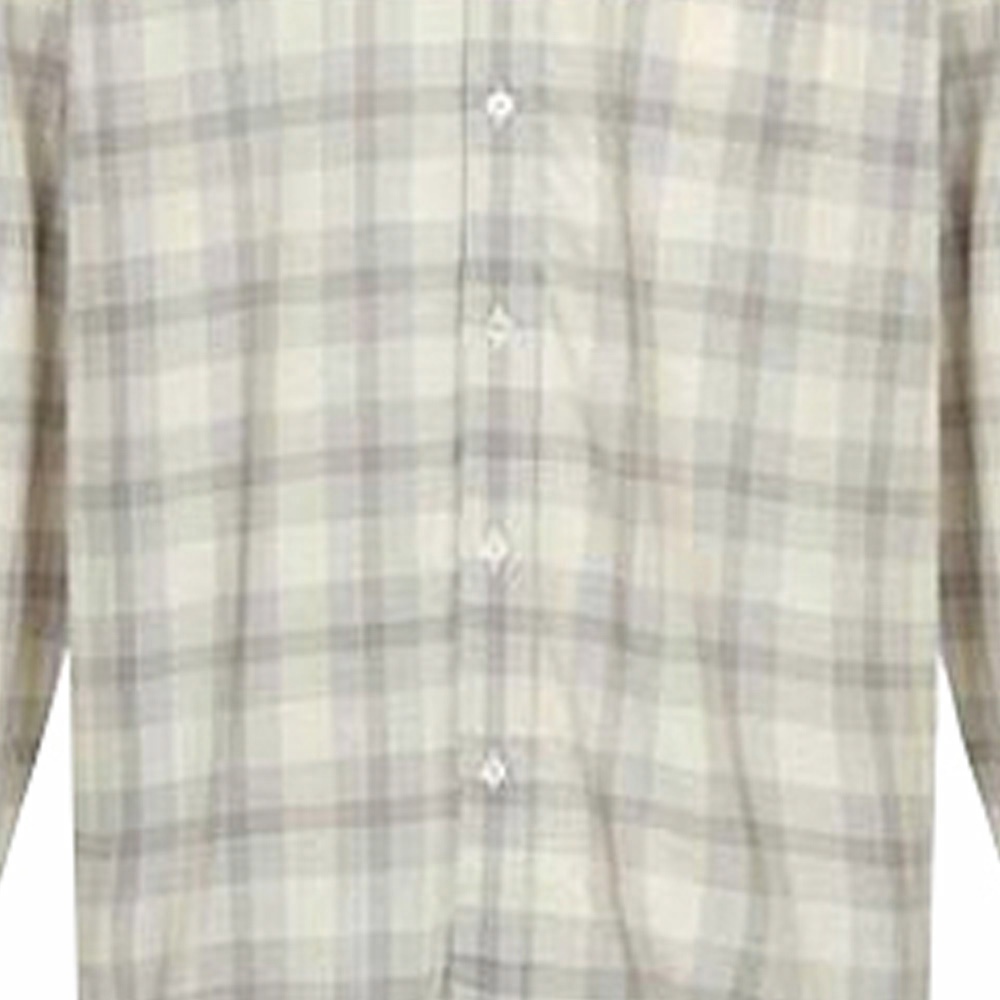 Мужская рубашка Burberry Checked Shirt (светло-серая) — фото 4