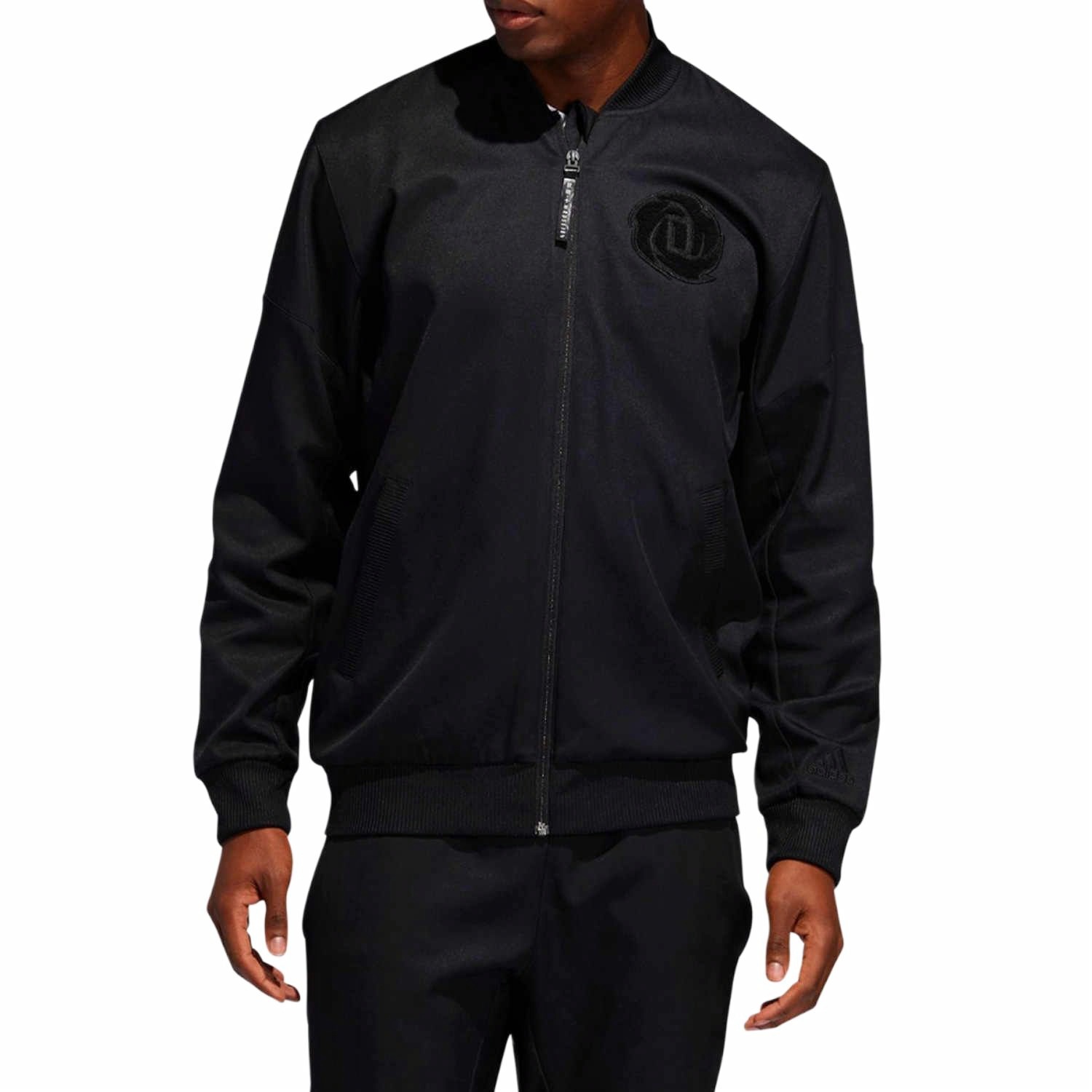 Мужская куртка adidas Rose WVN Jacket (черная) — фото 3