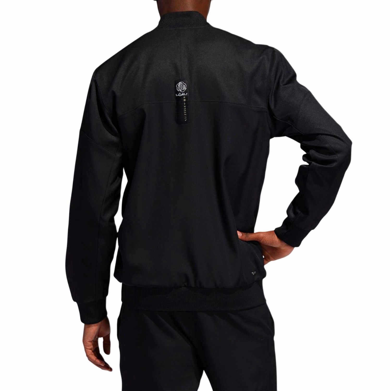 Мужская куртка adidas Rose WVN Jacket (черная) — фото 4