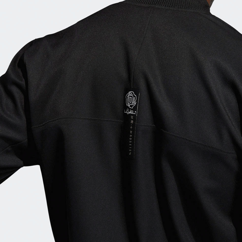 Мужская куртка adidas Rose WVN Jacket (черная) — фото 7