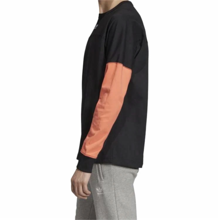 Мужская футболка adidas originals R.y.v. A Ls T (черная) — фото 5