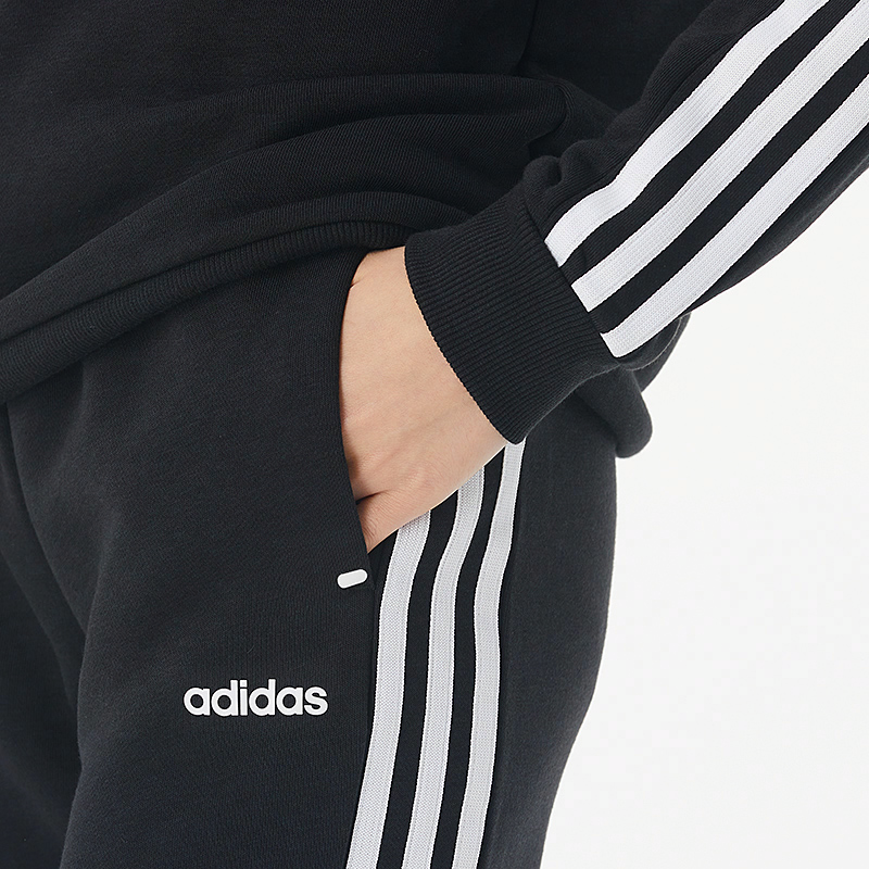 Штаны adidas neo W Esntl 3s Tp (черные) — фото 6