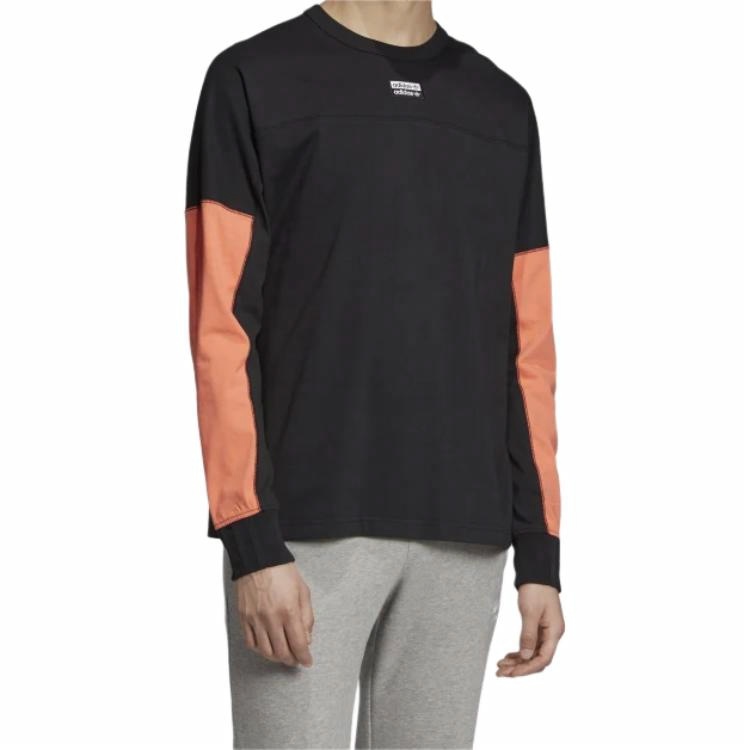 Мужская футболка adidas originals R.y.v. A Ls T (черная) — фото 4