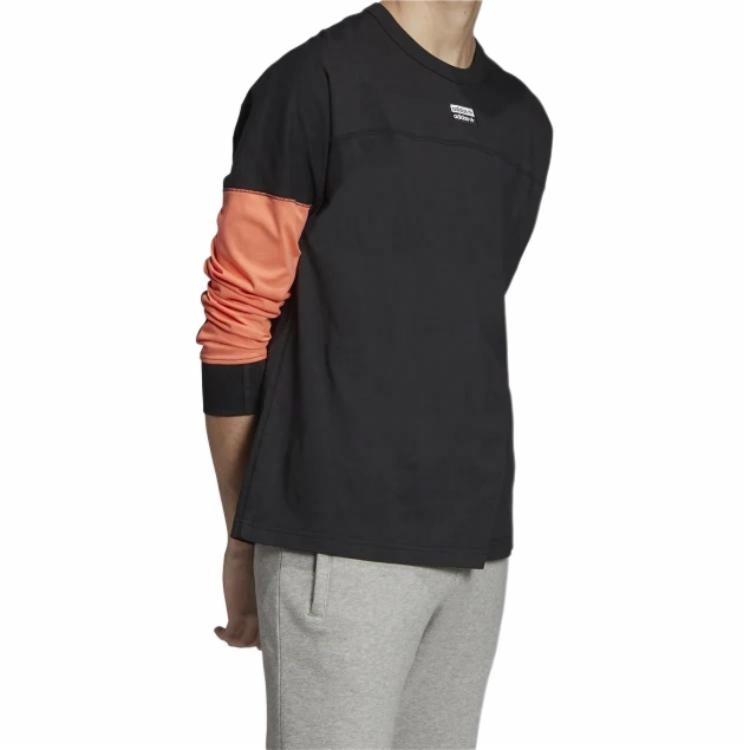 Мужская футболка adidas originals R.y.v. A Ls T (черная) — фото 3