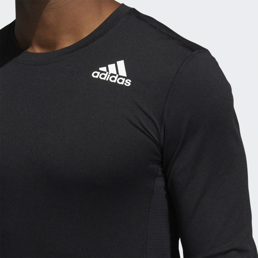Мужская футболка adidas Tf Ls (черный) — фото 6
