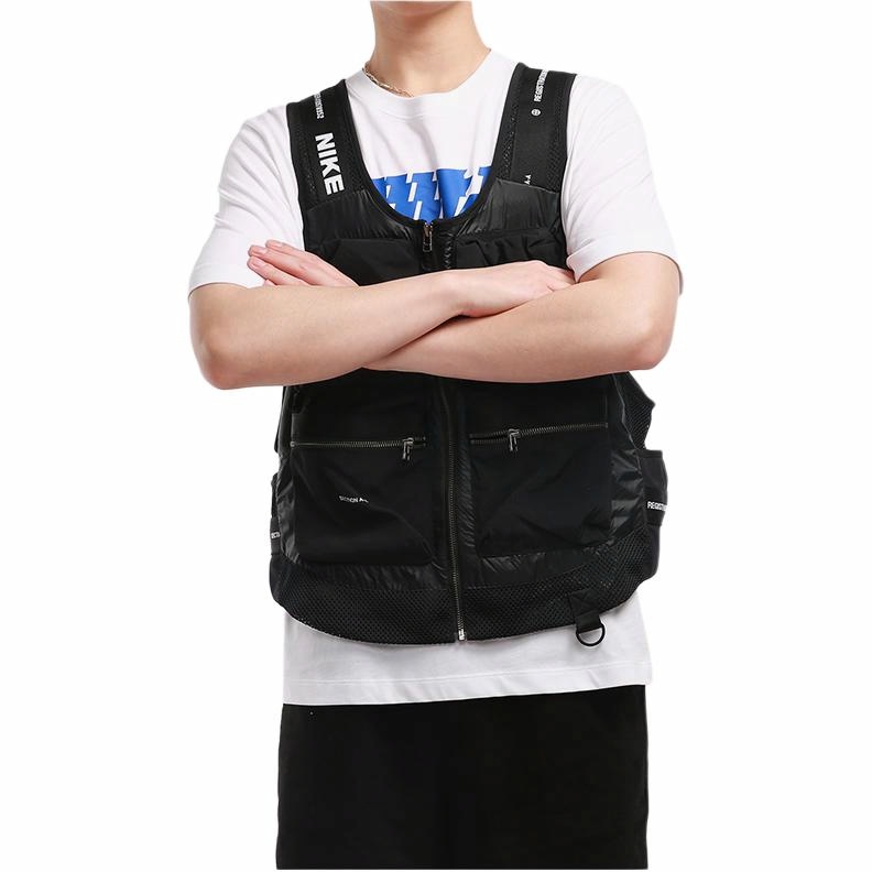 Мужская куртка-жилет Nike As M Nsw City Made Vest (черная) — фото 5