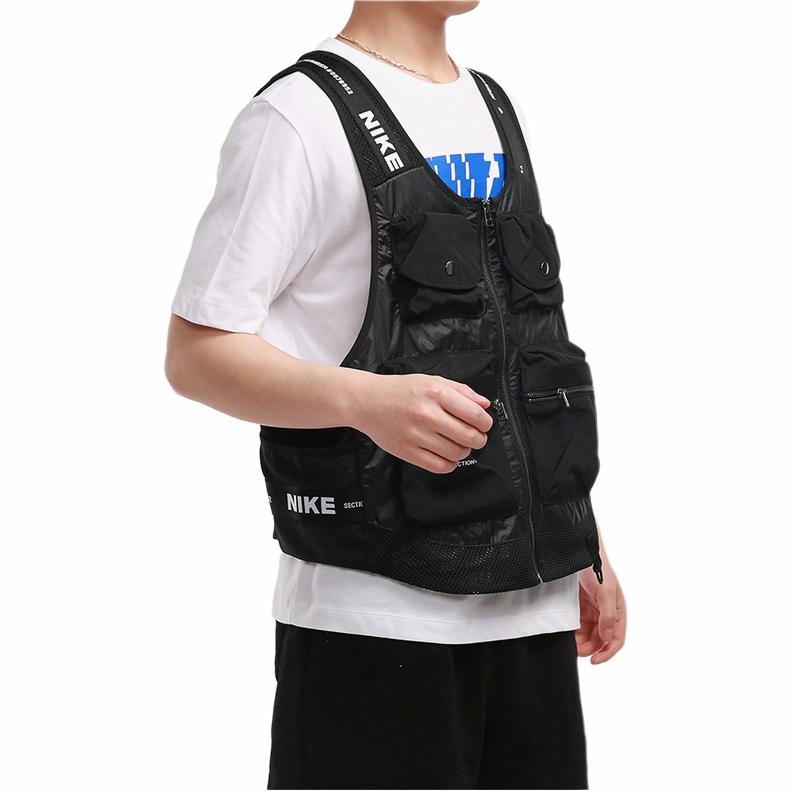Мужская куртка-жилет Nike As M Nsw City Made Vest (черная) — фото 6