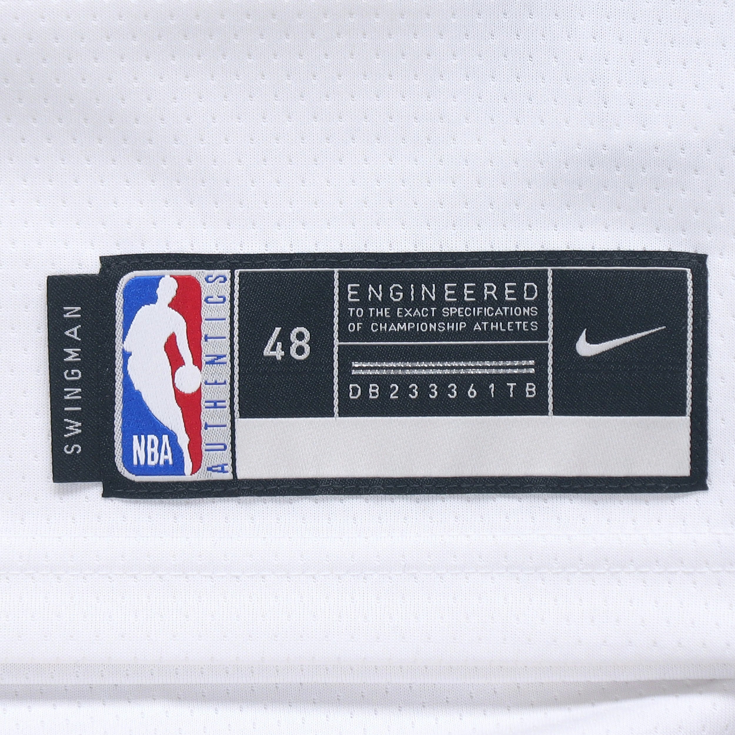 Мужская баскетбольная майка Nike NBA 76ers Simmons #25 (белая) — фото 3