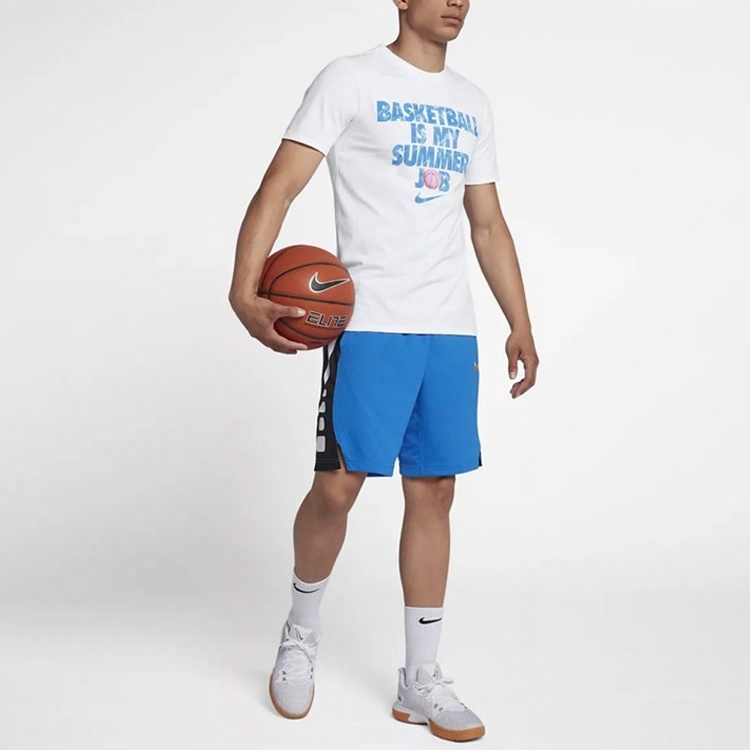 Мужская футболка Nike Basketball Is My Summer Job T (белая) — фото 3