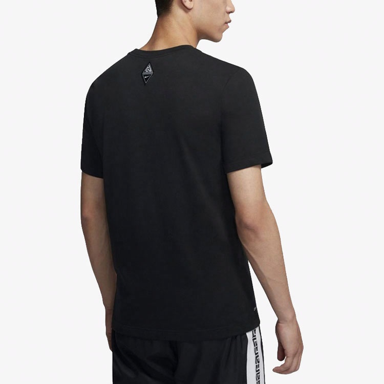 Мужские футболка Nike Giannis Dri-Fit Tee T (черный) — фото 4