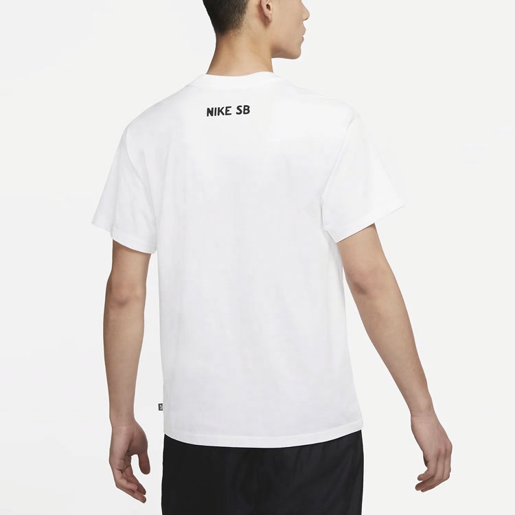 Мужская футболка Nike T (белая) — фото 5
