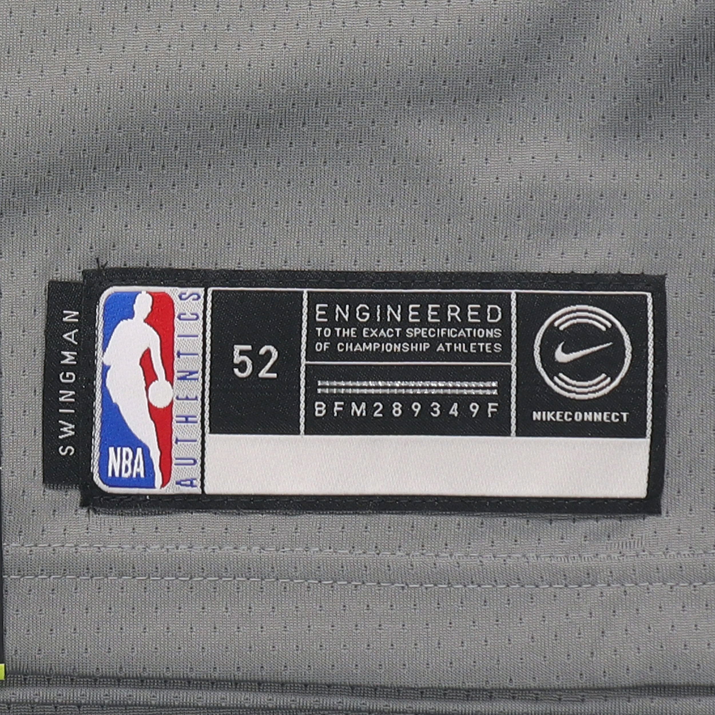 Мужская футболка Nike NBA Brooklyn Nets Irving 11 (серая) — фото 4