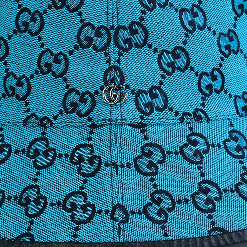 Унисекс панама Gucci GG (синий) — фото 5