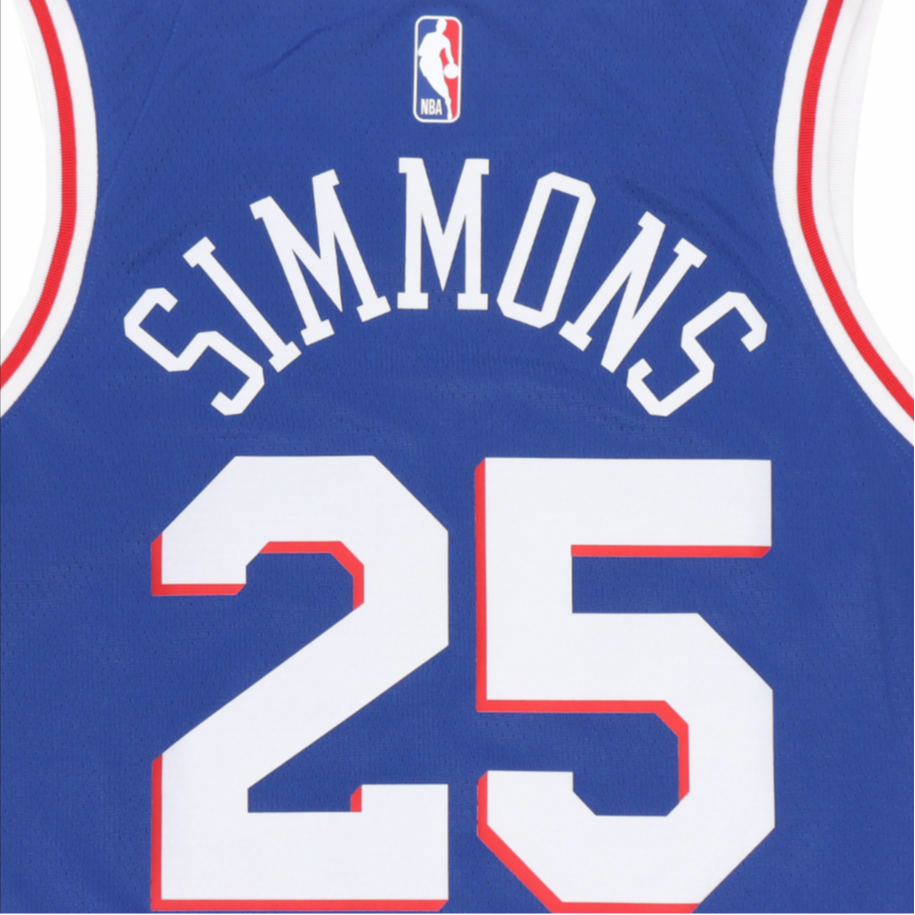 Мужская футболка Nike NBA Jersey Icon Edition Swingman 76 (синяя) — фото 4