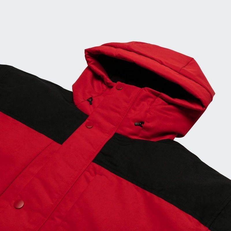Пуховик adidas Mid parka (красный) — фото 4