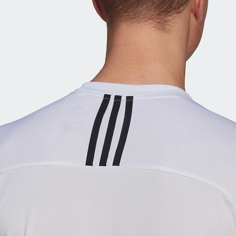 Мужская футболка adidas (белая) — фото 4