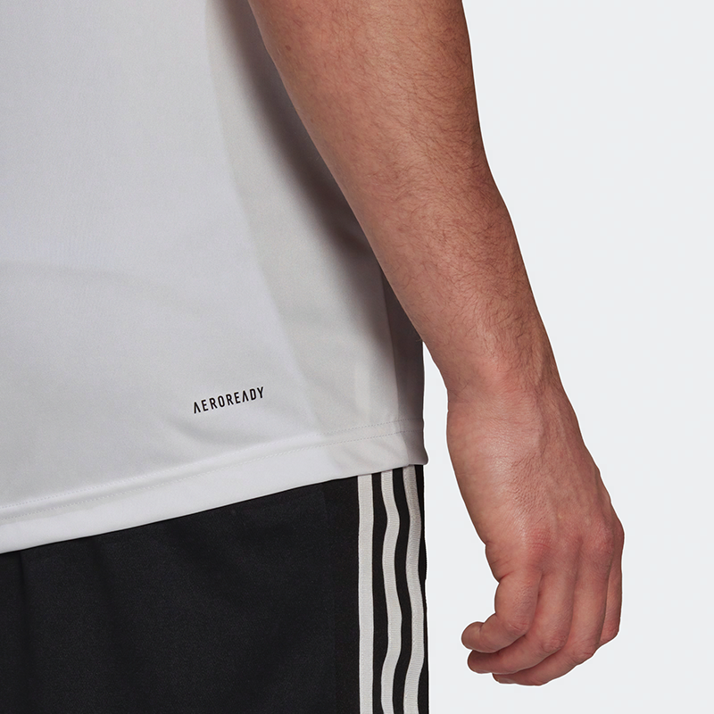 Мужская футболка adidas (белая) — фото 5