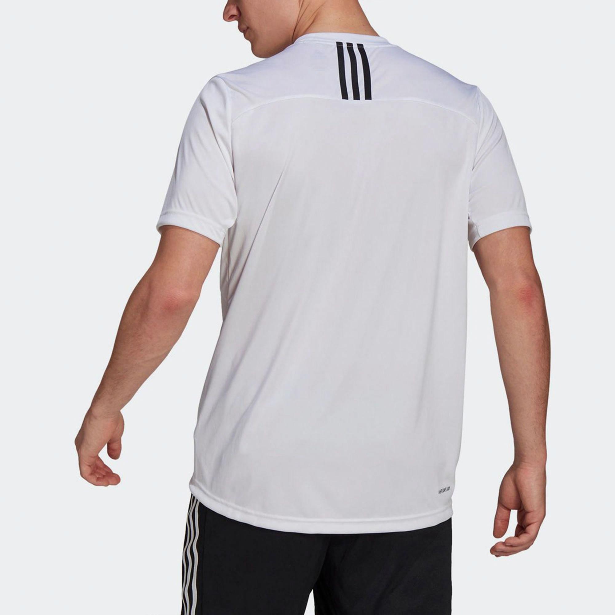 Мужская футболка adidas (белая) — фото 3