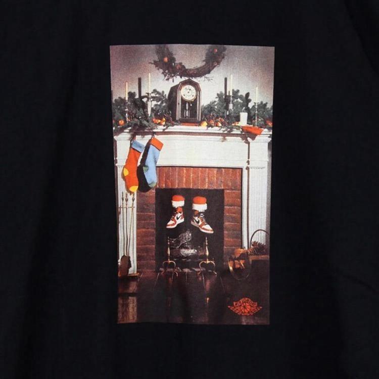 Мужская футболка Jordan Edition Chimney Tee (черная) — фото 5