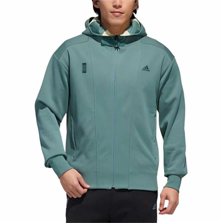 Мужская куртка adidas Wuji Jacket (изумрудная) — фото 3