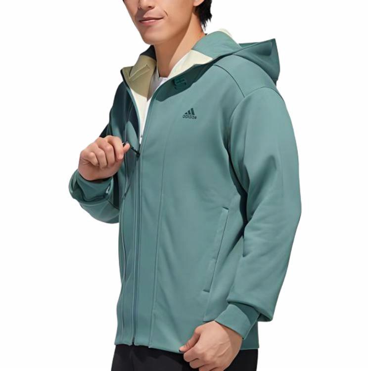 Мужская куртка adidas Wuji Jacket (изумрудная) — фото 4