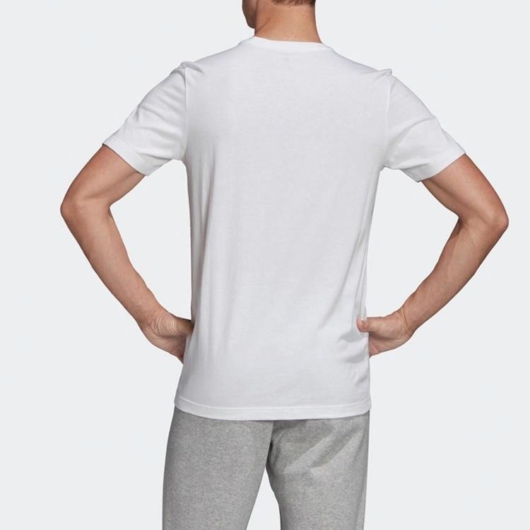 Мужская футболка adidas T (белая) — фото 5