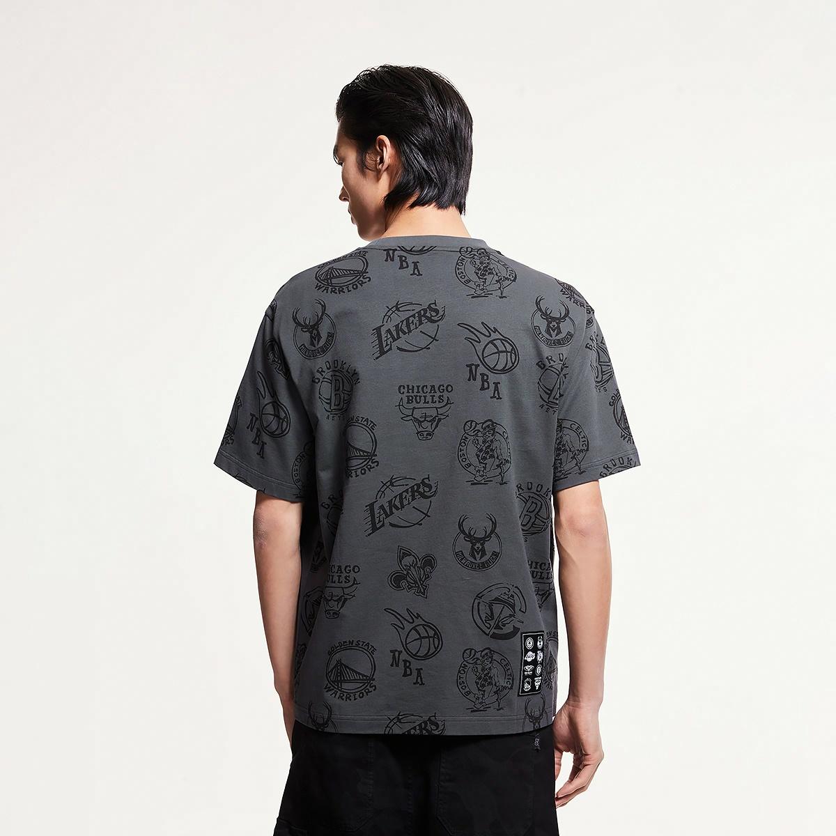 Футболка JACK JONES x NBA T-shirt (разноцветная) — фото 11
