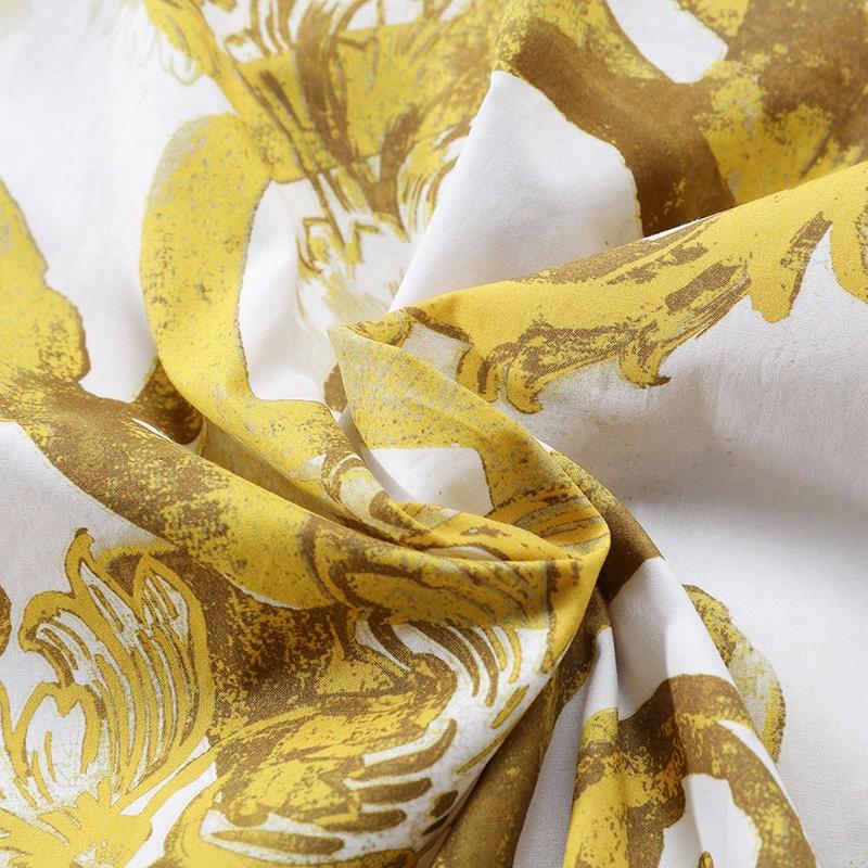 Мужская рубашка Versace Jeans Couture (бело-желтая) — фото 7
