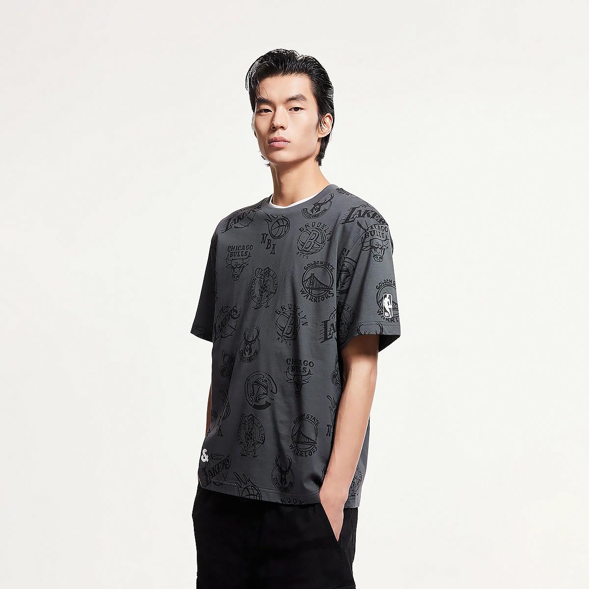 Футболка JACK JONES x NBA T-shirt (разноцветная) — фото 12