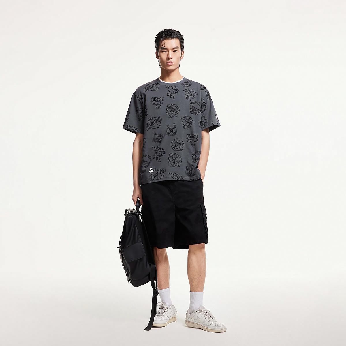 Футболка JACK JONES x NBA T-shirt (разноцветная) — фото 10