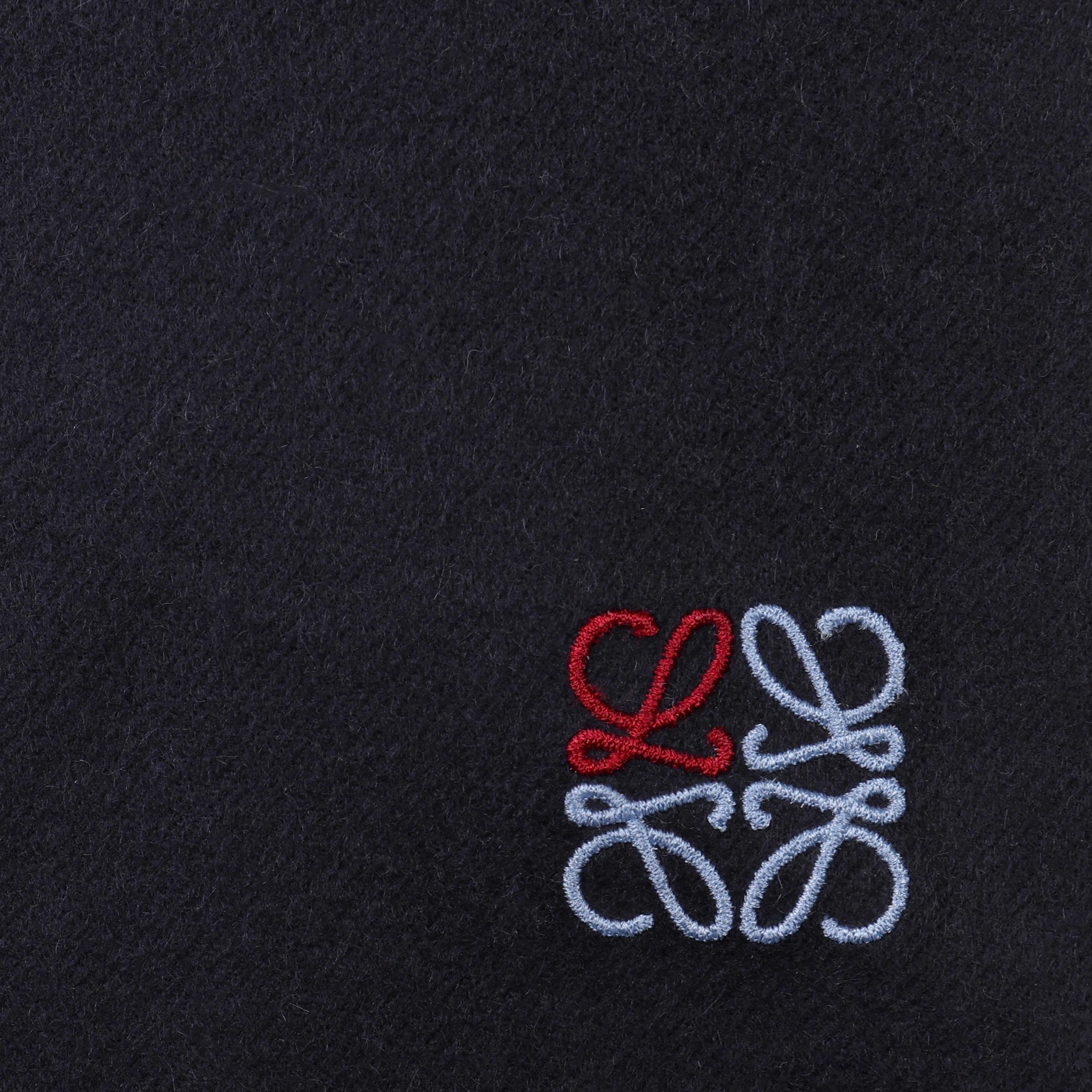 Шарф LOEWE Anagram (синий) — фото 3