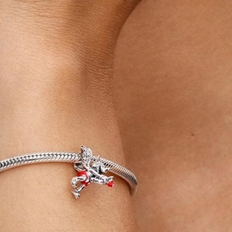 Женский шарм-подвеска Pandora (серебряный) — фото 3