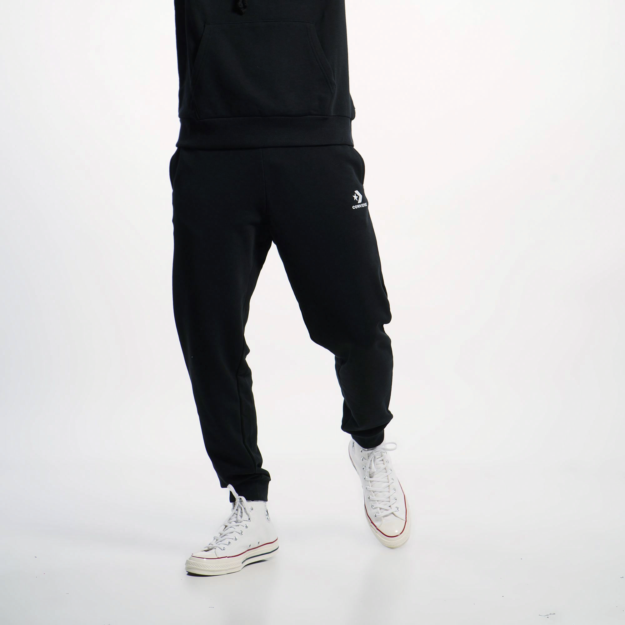 Мужские штаны Converse Star Chevron (черные) — фото 4