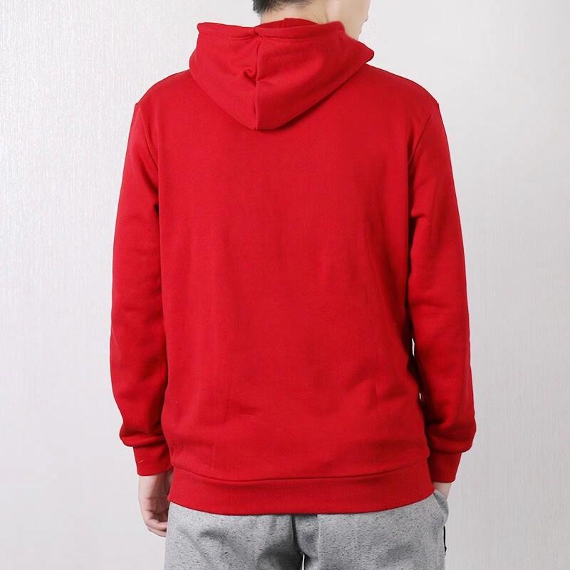 Мужское худи adidas TREFOIL HOODIE (красное) — фото 5