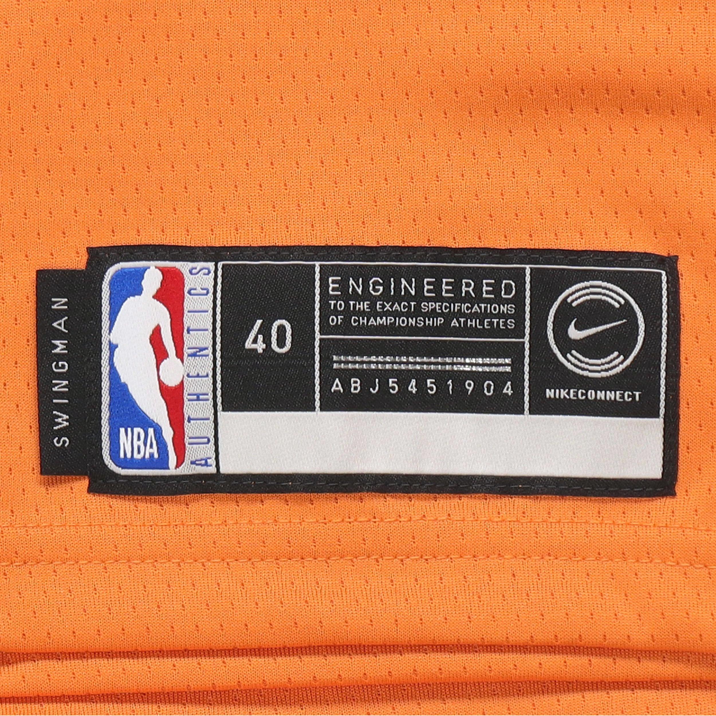 Мужская майка Nike NBA Swingman Jersey (оранжевая) — фото 4