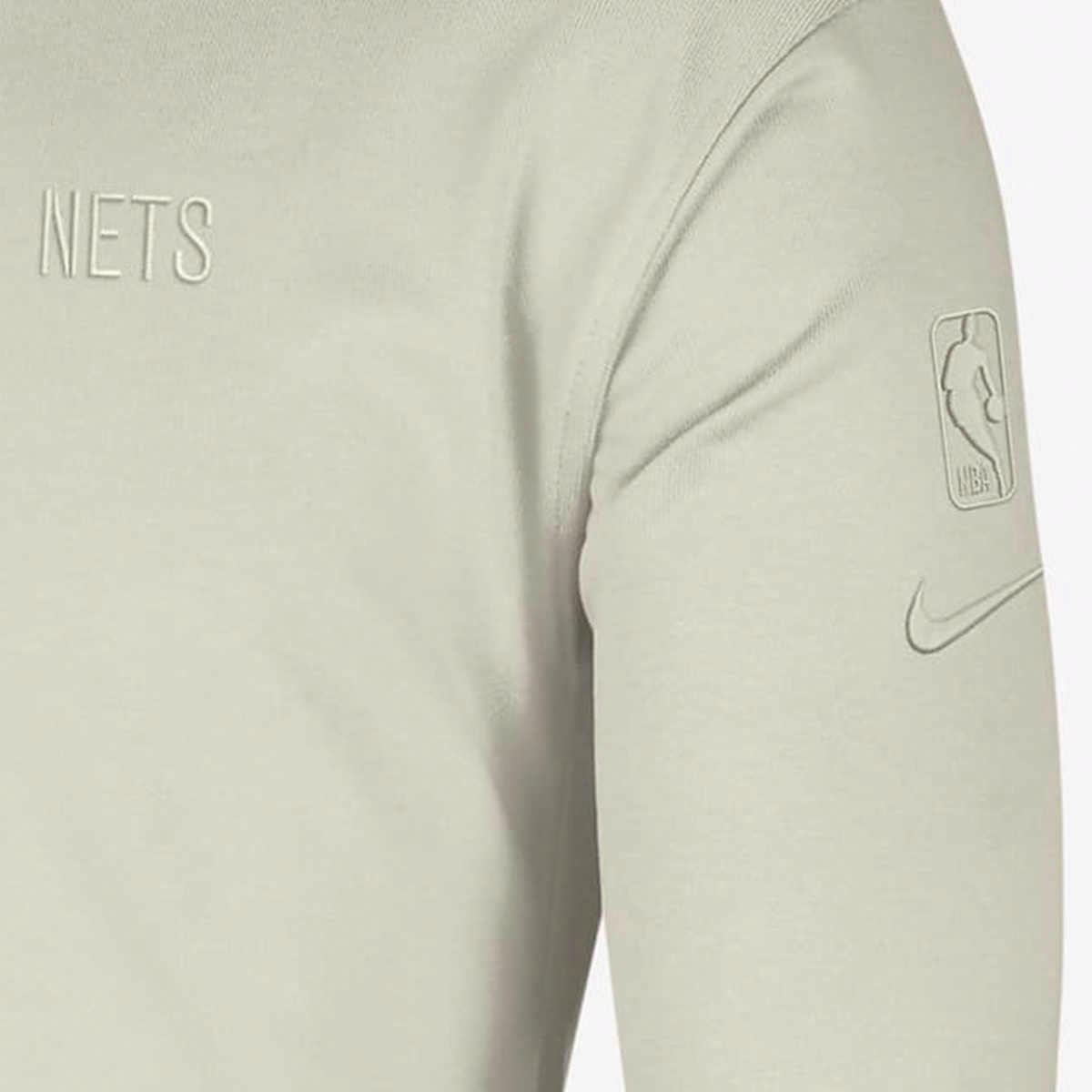 Мужское худи Nike Brooklyn Nets (светло-серое) — фото 4