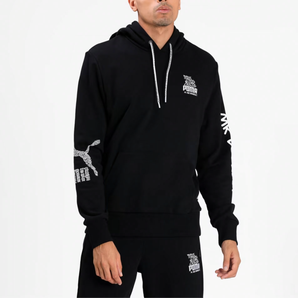 Мужское худи PUMA x Mr doodle (черное) — фото 3