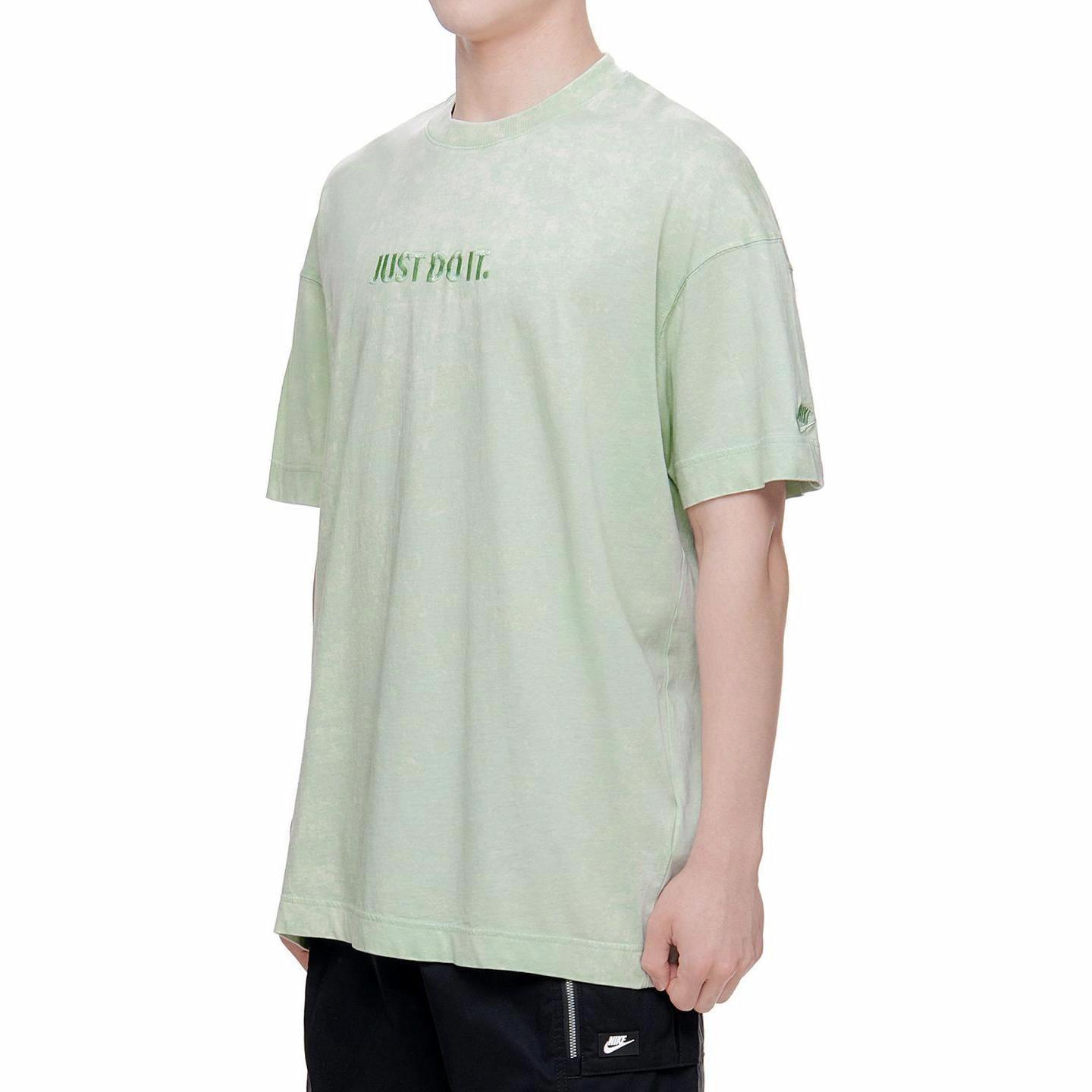 Мужская футболка Nike As M Nsw Jdi Top (зеленая) — фото 5