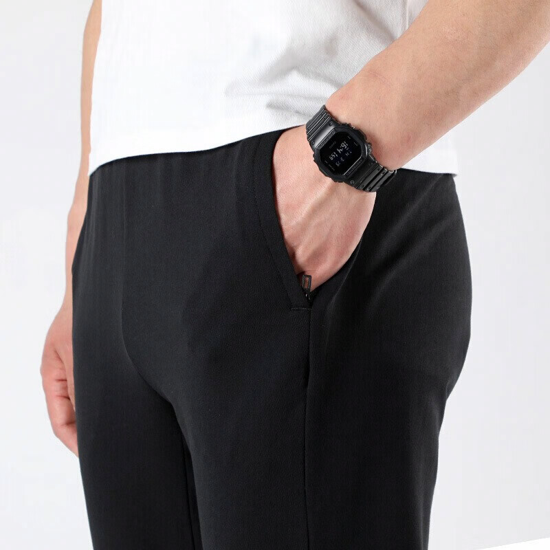 Мужские штаны adidas Slim Joggers (черные) — фото 5