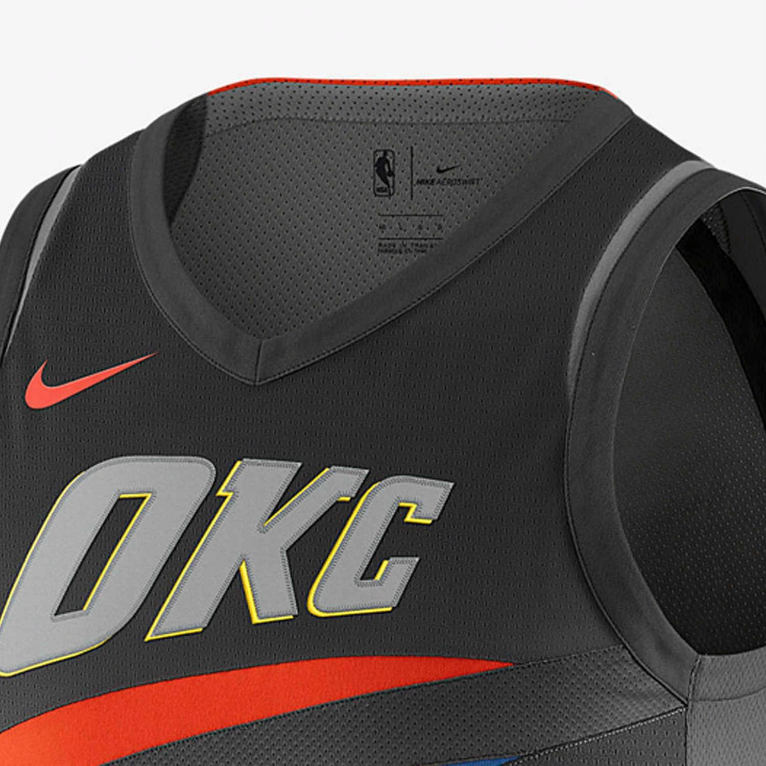 Мужская майка Nike NBA AU (темно-серая) — фото 4